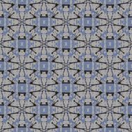 Abstract seamless pattern in shades of blue and beige