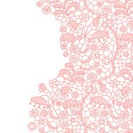 Lacy wedding invitation card N6