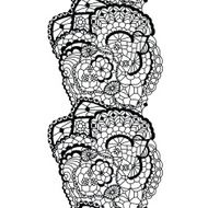 Lacy vintage trim N7
