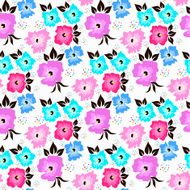 Seamless background of flowers N2