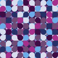 vector circle mosaic seamless pattern background N2
