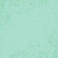 Bright Polka Dot white on cool green background crumpled paper
