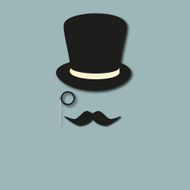stylish design gentleman things