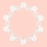 Retro stylish frame
