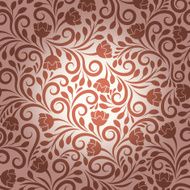 Seamless vector floral pattern N4