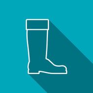 boot vector icon N3