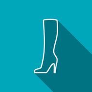 Woman boot icon N3