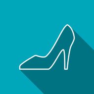 Woman shoe icon N3