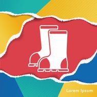 Rain boots icon N2