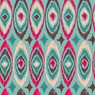 Boho vintage tribal shape pattern background