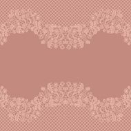 Lacy wedding invitation card N11