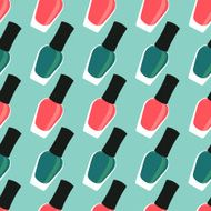 Nail lacquer or nail polish seamless pattern N3