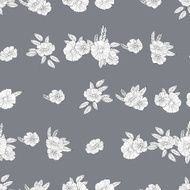 Black And White Flowers N10