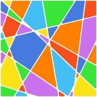 Colorful Geometric triangle Background Vector