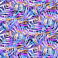 Tropical floral pattern N5