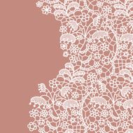 Lacy wedding invitation card N13