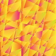 mosaic abstract orange background consisting of triangles