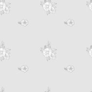 Black And White Flowers N11