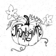 Chalkboard Poster Lettering for Thanksgiving day N2