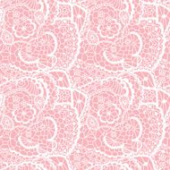 Lace seamless pattern with flowers N20