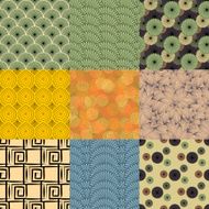 Vector of Seamless Patterns set N5