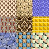 Vector of Seamless Patterns set N7
