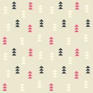 Geometric triangles seamless pattern