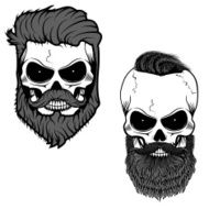 bearded skul