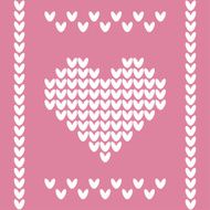 Knitted vector pattern