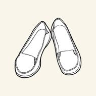 Black &amp; white espadrilles