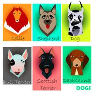 set with purebred dogs N2