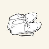Black &amp; white sneakers