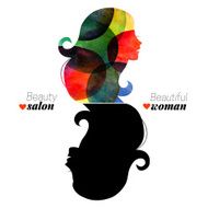 Water&Ntilde;Âolor beautiful girl Vector illustration Design concept