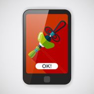 Chinese New Year flat icon with long shadow N24