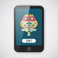 Chinese New Year flat icon with long shadow N25