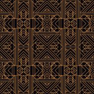Seamless Geometric Pattern Art Deco styled