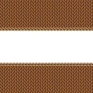 Knitted background with space for text