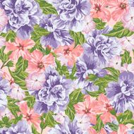 Seamless romantic pattern