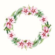 Vector round frame