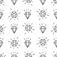 Black and white style diamonds background