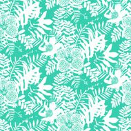 Tropical floral pattern N10