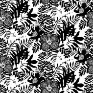 Tropical floral pattern N12