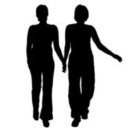 Vector women silhouette N2