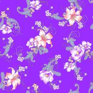 Lily paisley pattern N4