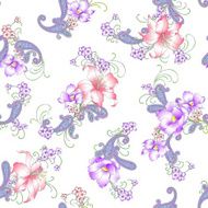 Lily paisley pattern N6