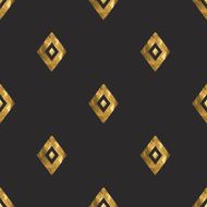 Tribal gold ornament