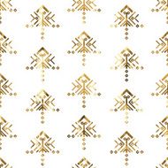 Tribal gold ornament N7