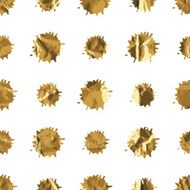 Golden blots seamless pattern N2