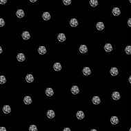 Black and white seamless roses pattern