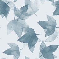 Leaves Watercolor floral background